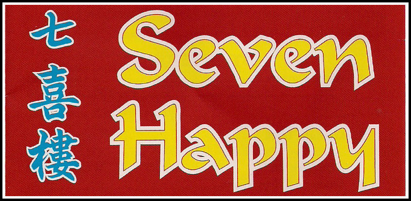 Seven Happy Chinese Takeaway, 3 Gilnow Road, Bolton.